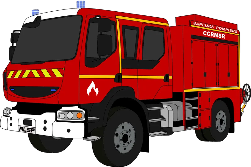 Camion Citerne Rural Moyen/Secours routier - CCRM (SR) - Desautel Fire  Trucks